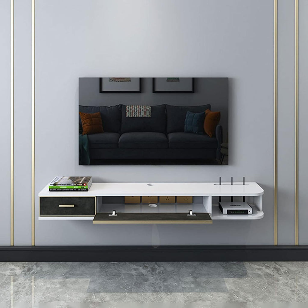 Floating Wall TV Media Shelf